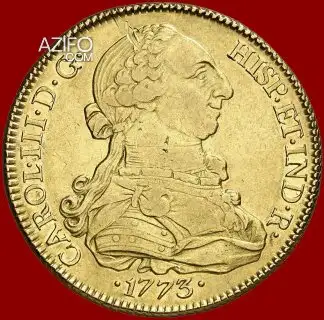 عملة اسبانية لكارلوس 3 راجعة لعام 1773 لهواة جمع العملات in Rabat, MOROCCO | Azifo