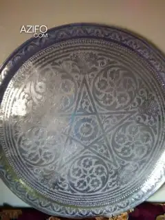 سنية من الفضة قديمة اترية لهواة الأواني والمقتنيات in العيون, MOROCCO | Azifo