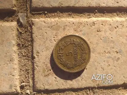 عملات 5فرنك الفرنسي لسنة 1946 لهواة جمع العملات in Errachidia, MOROCCO | Azifo