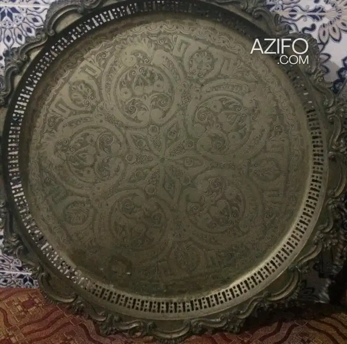 صينية فضة 1974 لهواة الأواني والمقتنيات in Casablanca, MOROCCO | Azifo